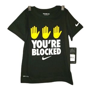 Nike Black Dri-fit Graphic T-shirt Size 4